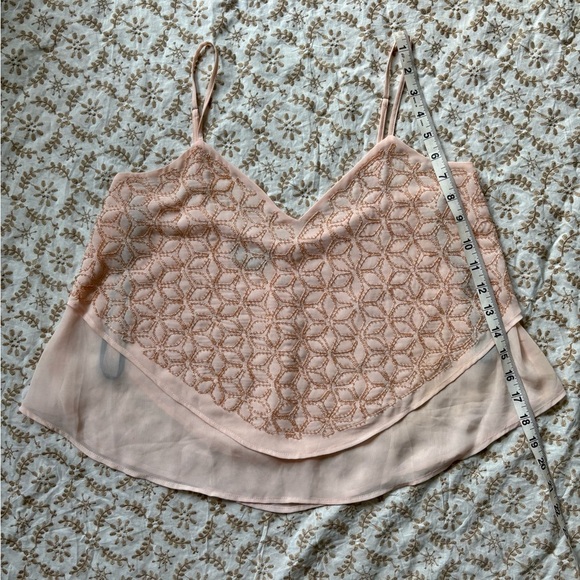Bebe Pink Asymmetrical Embellished Camisole - Picture 3 of 6
